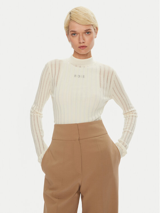 BOSS Golfas · Écru · Slim Fit