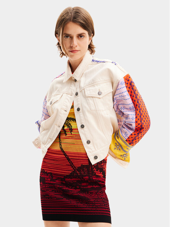 Desigual Džinsinė striukė · Écru