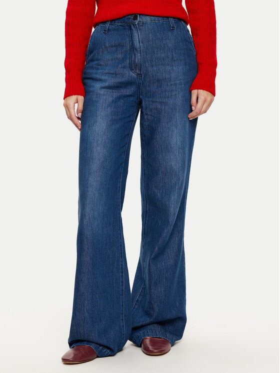 Please Džinsai P0Z8CQZNRI Mėlyna