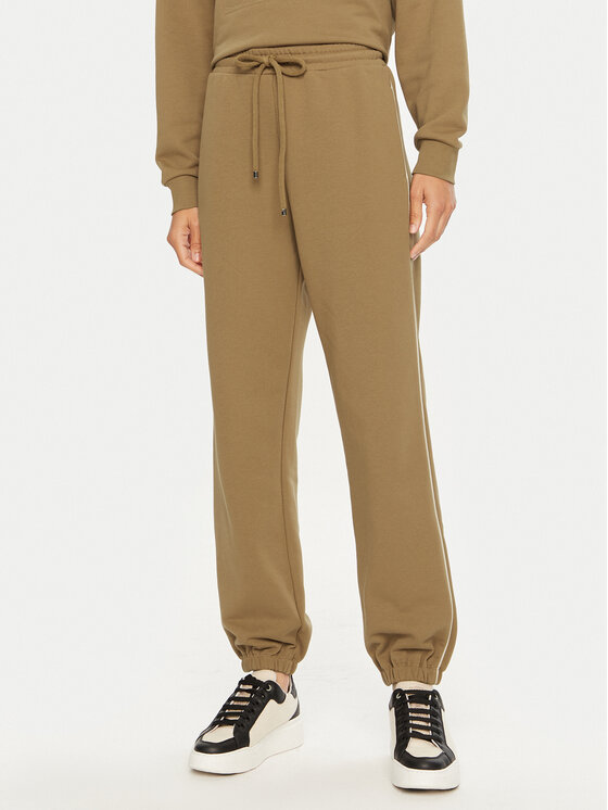 Max Mara Leisure Sportinės kelnės · Ruda · Regular Fit