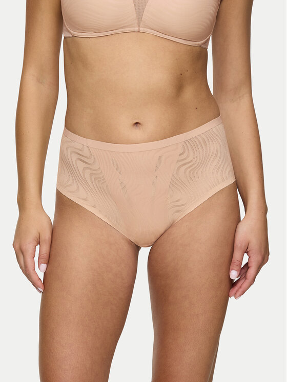 Triumph Klasikinės kelnaitės aukštu juosmeniu · Smėlio