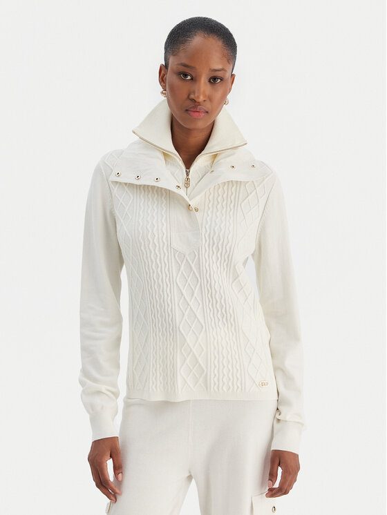 Liu Jo Sport Megztinis · Écru · Regular Fit