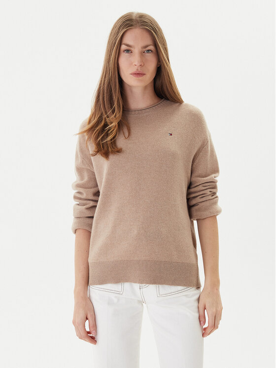 Tommy Hilfiger Megztinis · Smėlio · Regular Fit