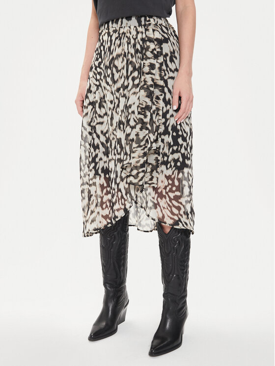 Morgan Midi sijonas · Smėlio · Midi