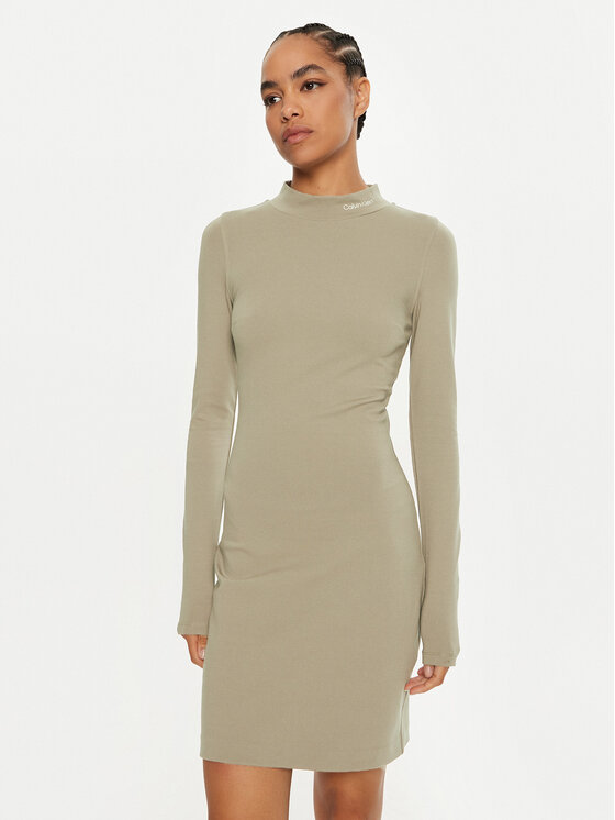 Calvin Klein Jeans Kasdieninė suknelė · Žalia · Mini