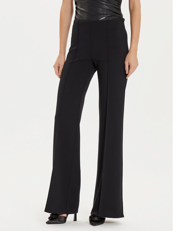 Rinascimento Medžiaginės kelnės · Juoda · Regular Fit