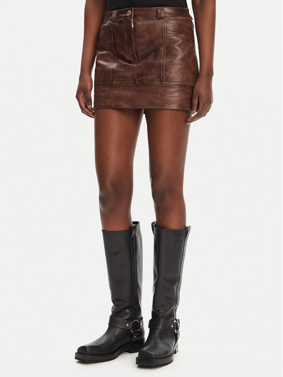 PINKO Odinis sijonas · Ruda · Mini