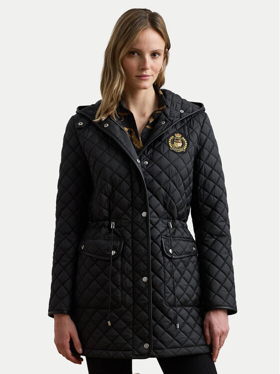 LAUREN RALPH LAUREN Demisezoninė striukė · Juoda