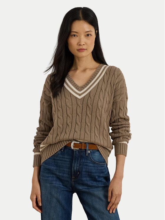LAUREN RALPH LAUREN Megztinis · Ruda · Relaxed Fit