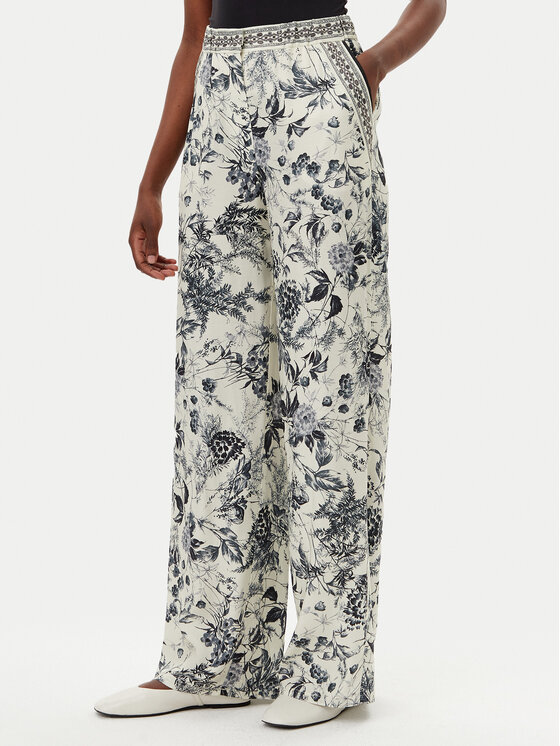 Simona Corsellini Medžiaginės kelnės · Spalvota · Regular Fit