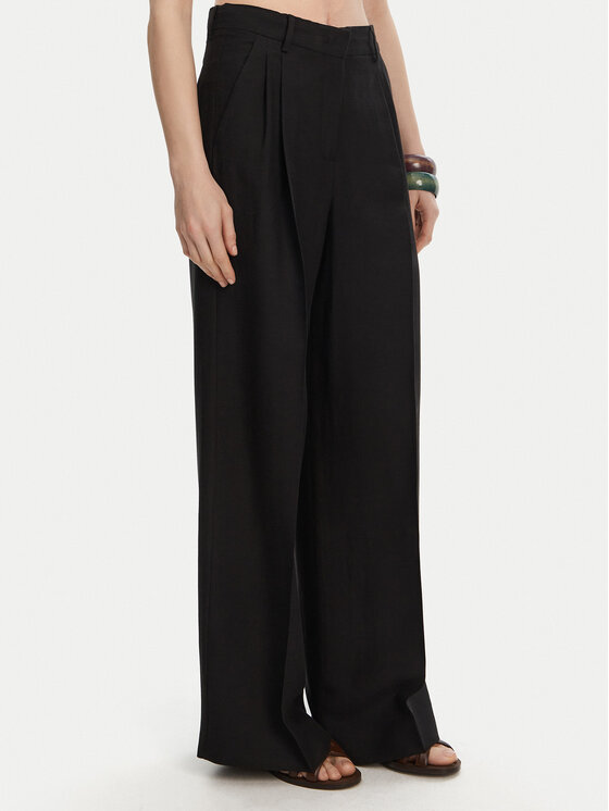 Weekend Max Mara Palazzo kelnės · Juoda · Regular Fit