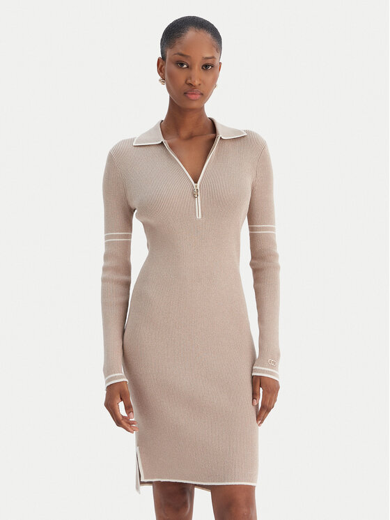 Liu Jo Sport Trikotažinė suknelė · Smėlio · Mini