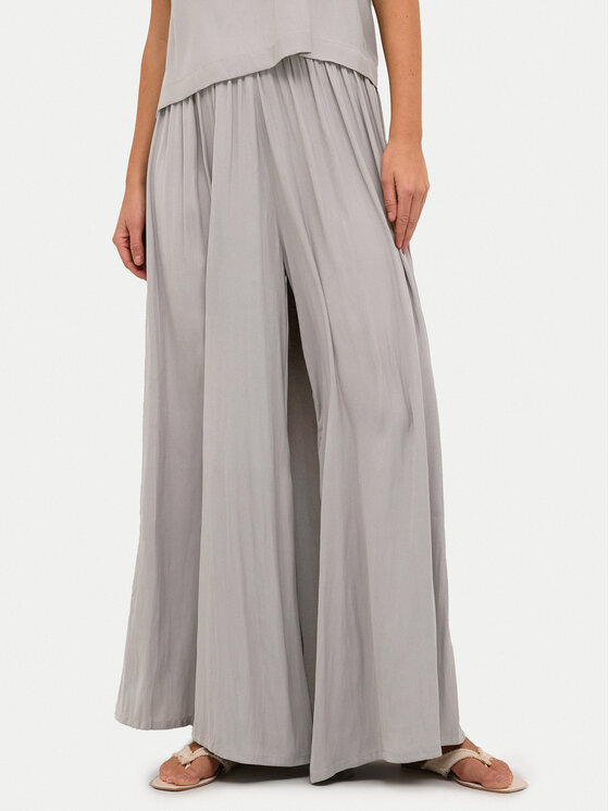 Kaffe Palazzo kelnės · Pilka · Relaxed Fit