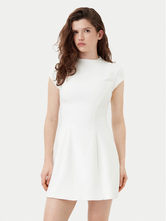 Bardot Kokteilinė suknelė · Balta · Mini