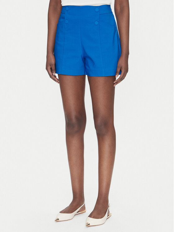 Morgan Medžiaginiai šortai · Mėlyna