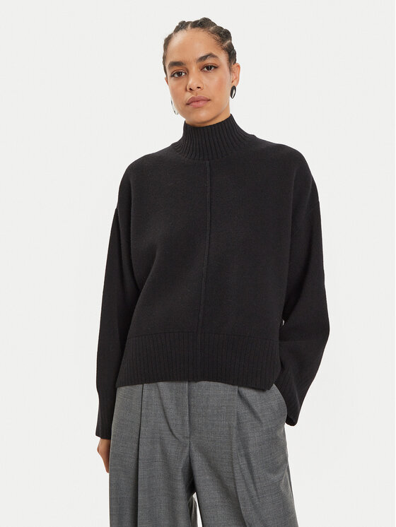IVY OAK Megztinis · Juoda · Relaxed Fit