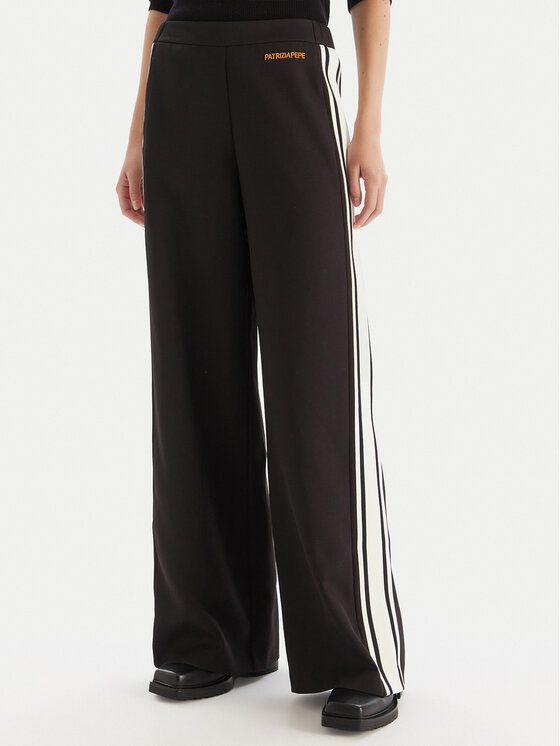 Patrizia Pepe Sportinės kelnės · Juoda · Regular Fit