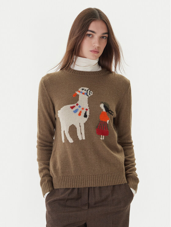 Weekend Max Mara Megztinis · Ruda · Regular Fit