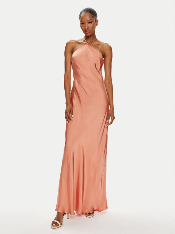 TWINSET Vakarinė suknelė · Oranžinė · Maksi