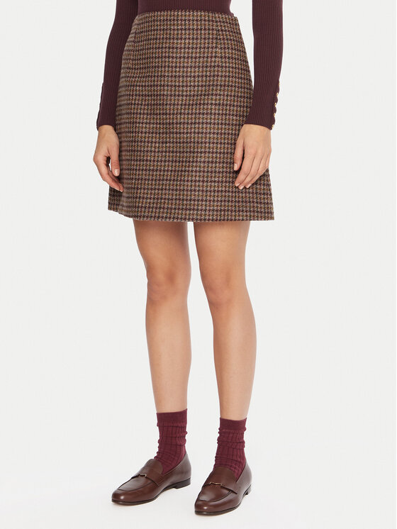 Weekend Max Mara Trapecijos formos sijonas · Ruda · Mini