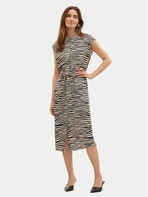 Vero Moda Marškinių tipo suknelė · Smėlio · Midi