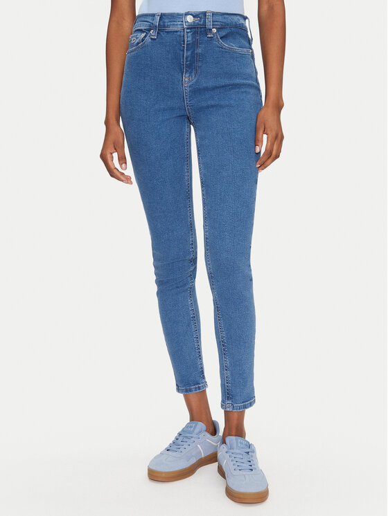 Tommy Jeans Džinsai · Mėlyna · Skinny Fit