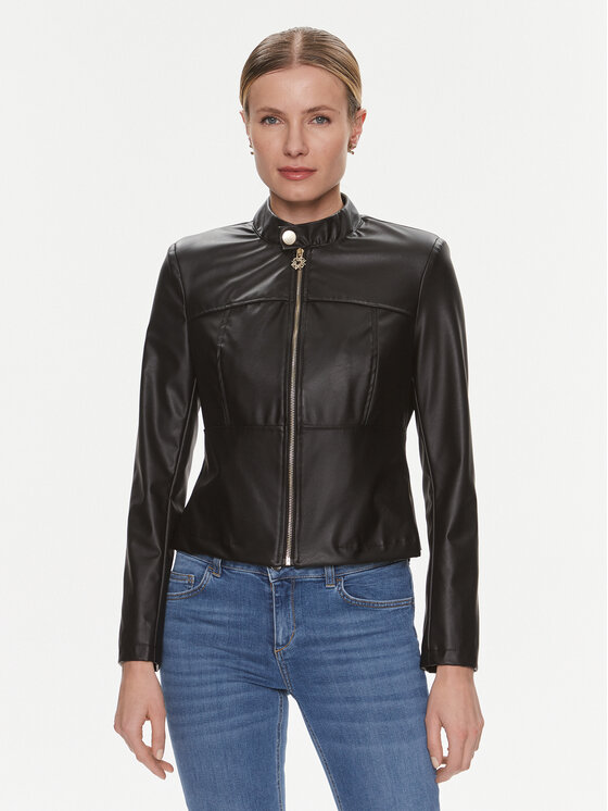 Rinascimento Dirbtinės odos striukė · Juoda