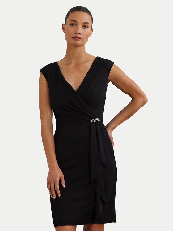 LAUREN RALPH LAUREN Kokteilinė suknelė · Juoda · Mini