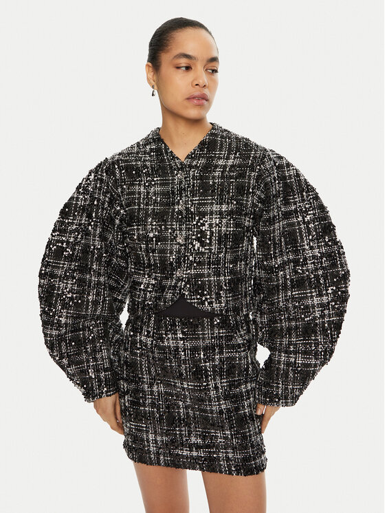 ROTATE Demisezoninė striukė · Juoda