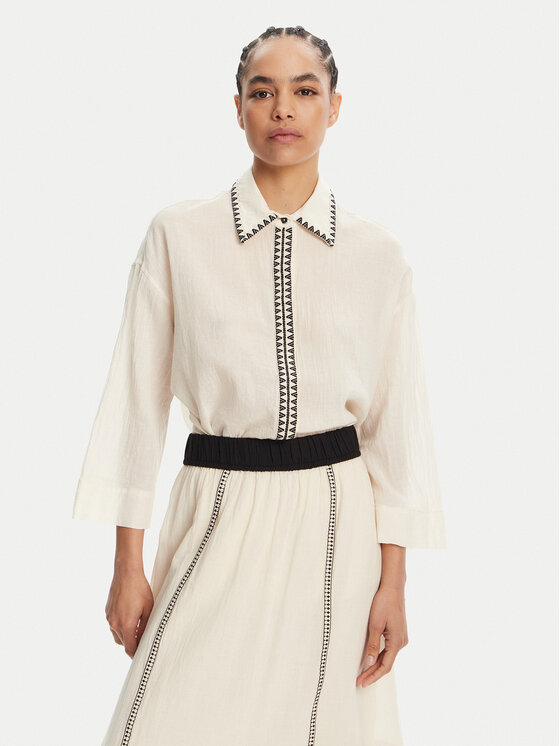 Devotion TWINS Marškiniai · Écru