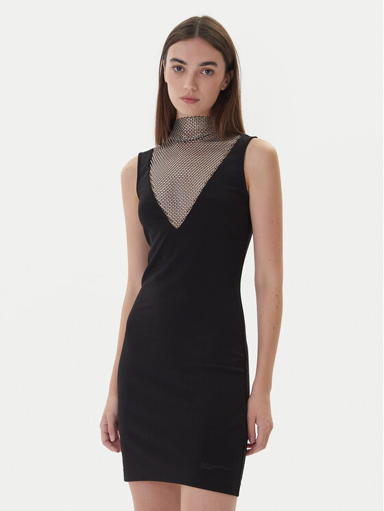 Karl Lagerfeld Jeans Kokteilinė suknelė · Juoda · Mini