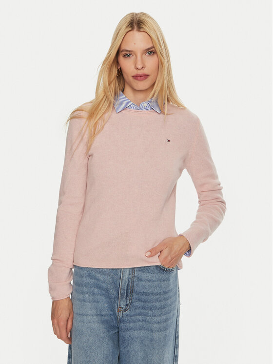 Tommy Hilfiger Megztinis · Rožinė · Regular Fit