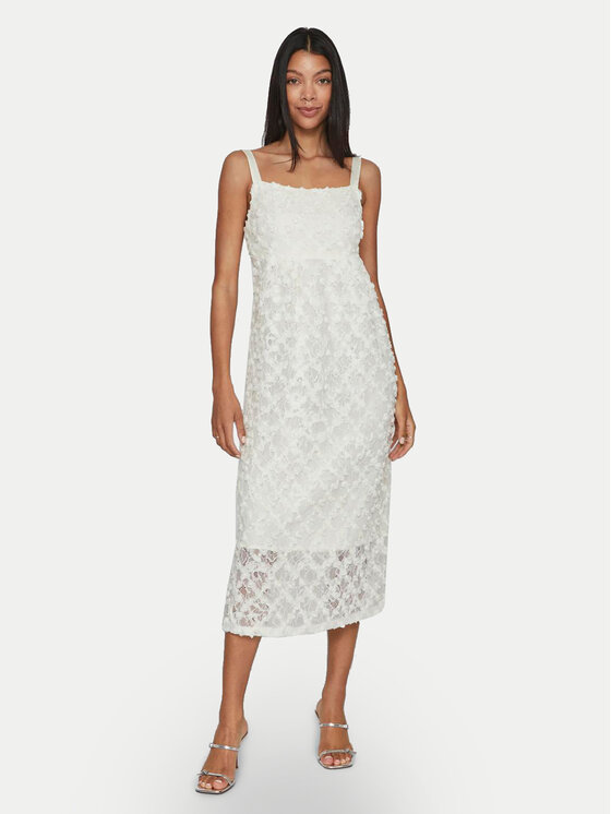 Vila Kokteilinė suknelė · Écru · Midi