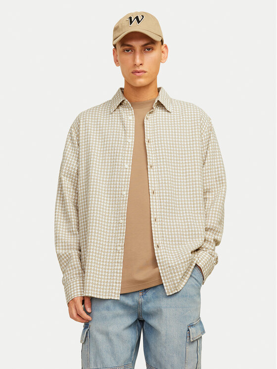Jack & Jones Marškiniai · Smėlio · Relaxed Fit