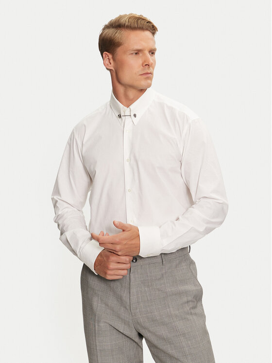 HUGO Marškiniai · Balta · Regular Fit
