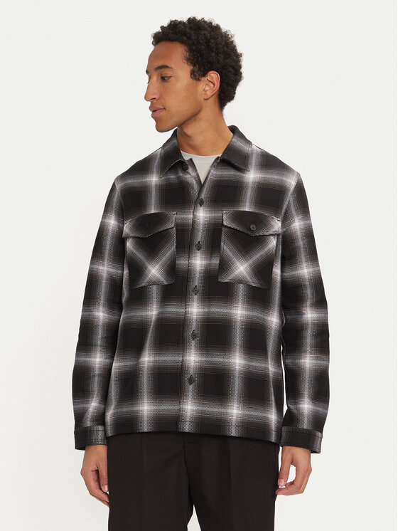 HUGO Marškiniai · Juoda · Oversize