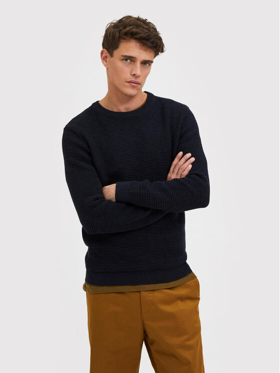 Selected Homme Megztinis · Tamsiai mėlyna