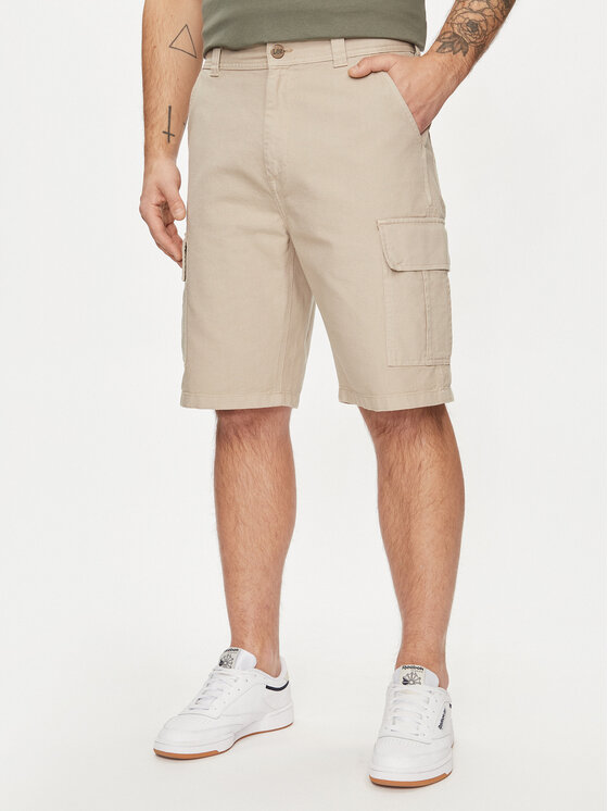Lee Medžiaginiai šortai · Smėlio