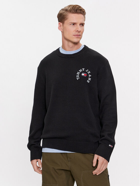 Tommy Jeans Megztinis · Juoda