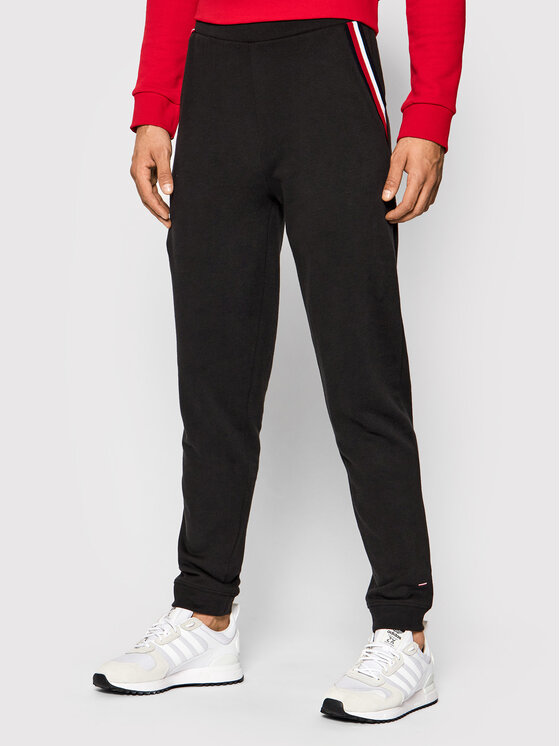 Tommy Hilfiger Sportinės kelnės · Juoda · Regular Fit