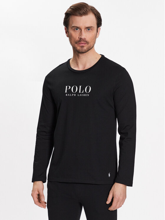 Polo Ralph Lauren Marškinėliai ilgomis rankovėmis · Juoda