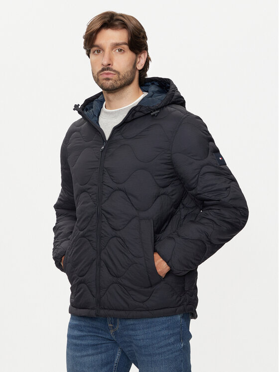 Tommy Hilfiger Demisezoninė striukė · Tamsiai mėlyna