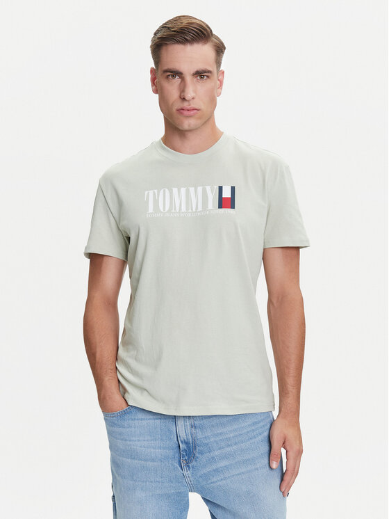 Tommy Jeans Marškinėliai · Žalia