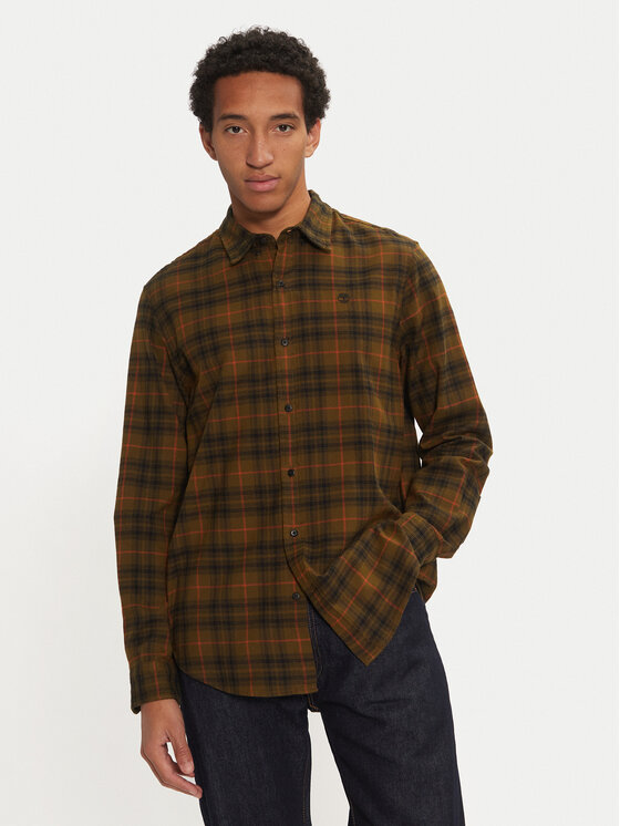 Timberland Marškiniai · Žalia · Regular Fit