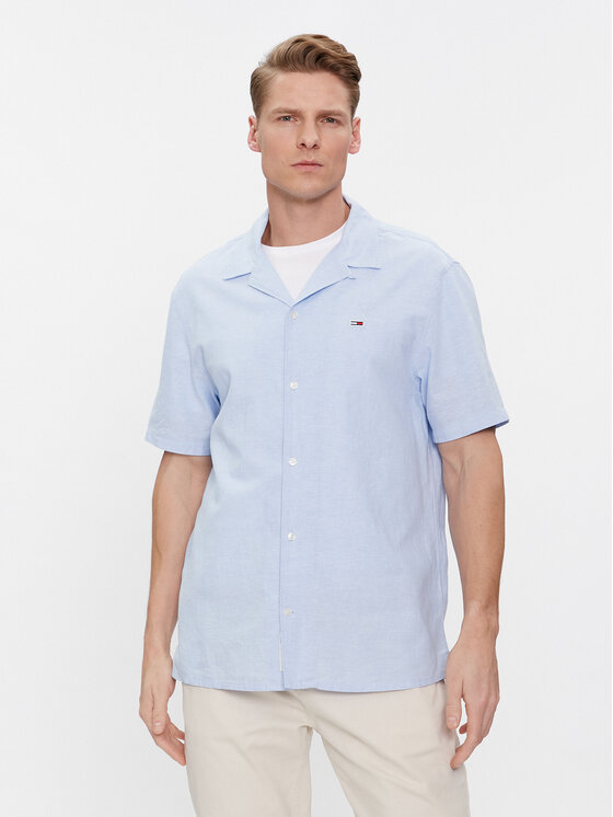 Tommy Jeans Marškiniai · Žydra · Regular Fit