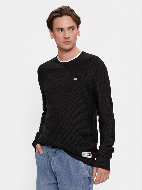 Tommy Jeans Megztinis · Juoda