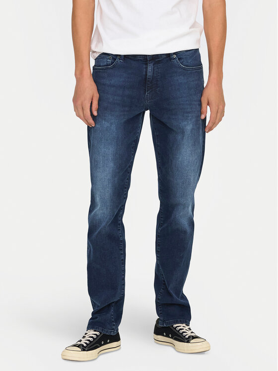 Only & Sons Džinsai · Tamsiai mėlyna · Slim Fit