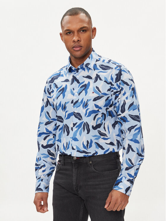 Tommy Hilfiger Marškiniai · Mėlyna · Regular Fit
