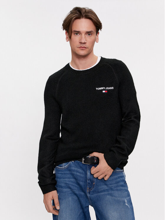 Tommy Jeans Megztinis · Juoda