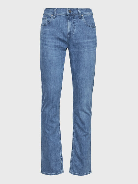 7 For All Mankind Džinsai · Mėlyna · Slim Fit